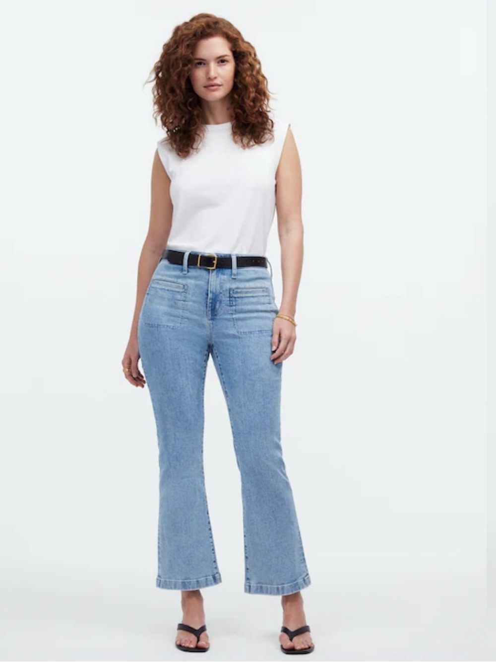 Madewell Women’s Blue kick out Jeans